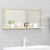 Bathroom Mirror Engineered Wood Toilet Wall Mirror Multi Colours/Sizes vidaXL