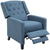 Button Tufted Recliner Chair, Microfibre Cloth Reclining Armchair