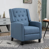 Button Tufted Recliner Chair, Microfibre Cloth Reclining Armchair