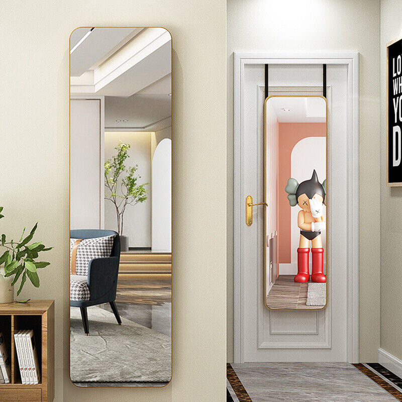 Long Mirror Full Length Over Door Hanging Wall Mounted Mirror Bedroom Dressing