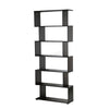 WestWood Modern Book Shelves | 6 Tier S Shape Bookshelf Case Storage - PB01