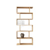 WestWood Modern Book Shelves | 6 Tier S Shape Bookshelf Case Storage - PB01