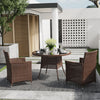 Outdoor Rattan Garden Table Chairs Patio Furniture Bistro Set Dining Table Party