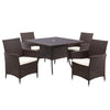 Outdoor Rattan Garden Table Chairs Patio Furniture Bistro Set Dining Table Party