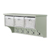 Wooden Coat Rack Wall Mount Storage Hanging Shelf TETBURY Hallway Furniture