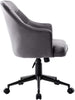 EMILE VELVET SWIVEL DESK STUDY HOME OFFICE COMPUTER CHAIR LIVINGROOM ARMCHAIR