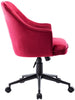 EMILE VELVET SWIVEL DESK STUDY HOME OFFICE COMPUTER CHAIR LIVINGROOM ARMCHAIR