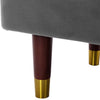 KATRINA VELVET STORAGE OTTOMAN FOOTSTOOL BEDROOM LIVING ROOM BENCH SEATING