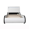 ORION LED LIGHTS BED FRAME - BLACK / WHITE - SINGLE / SMALL DOUBLE / DOUBLE