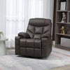 PU Leather Manual Recliner Chair, Recliner Armchair for Living Room
