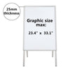 A1 A2 ALUMINIUM PAVEMENT POSTER SIGN A-BOARD SNAP FRAME SHOP DISPLAY STAND UK