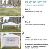 3x3M Outdoor Canopy Wedding Party Tent Heavy Duty Gazebo Tent Garden Pavilion UK