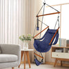 Hammock Chair Patio Porch Yard Tree Hanging Air Swing Seat Rope Chair Outdoor UK