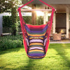 Hanging Hammock Chair Portable Garden Swing Seat Tree Travel Camping Poly Cotton