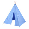 New 65" Large Canvas Kids Teepee Tent Indian Wigwam Child Play House Gift