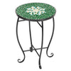 Mosaic Bistro Set Outdoor Patio Garden Furniture Side Table Set Folding Chairs