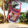 Hanging Hammock Chair Portable Garden Swing Seat Tree Travel Camping Poly Cotton