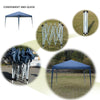 3x3M Garden Outdoor Blue POP UP Waterproof Gazebo Marquee Heavy Duty Tent Canopy