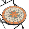 Mosaic Bistro Set Outdoor Patio Garden Furniture Side Table Set Folding Chairs