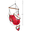 Hammock Chair Patio Porch Yard Tree Hanging Air Swing Seat Rope Chair Outdoor UK