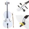 New 4/4 Size Professional Acoustic Cello Full Set w/ Bag+ Bow+ Rosin+ Bridge