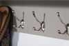 Wooden Coat Rack Wall Mount Storage Hanging Shelf TETBURY Hallway Furniture