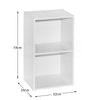 Oxford 2 3 4 5 Tier Bookcase Cube Storage Shelf Display Wood Furniture Unit