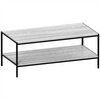 Industrial Coffee Table Wooden Shelf Sofa Side End Display Living Room Furniture