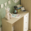 Computer Desk 3 Drawer Dressing PC Table Study Homework Writing Station Kids