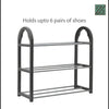 3/5 Tier Shoe Stand Storage Organiser Rack Lightweight Compact Space Save Shelf