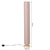 120 cm Tall Floor Lamp for Warm Lighting in Living space w/ Fabric