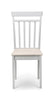 COAST WHITE/GREY DROPLEAF DINING TABLE & CHAIRS KITCHEN DINING ROOM FURNITURE