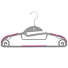 Non Slip Coat Clothes Hangers Strong Plastic Trouser Bar Dresses Slim Tie Suit