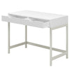 Industrial Computer Desk Dressing Table with 2 Drawers Workstation Home Office
