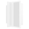 Modern LED Illuminated Bathroom Mirror Cabinet Wall Mounted with Sheft Storage
