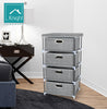 Fabric Chest of Drawers Cabinet Bedside Table Organiser Storage Unit 3/4 Drawer