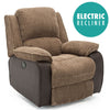 POSTANA JUMBO CORD FABRIC POWER RECLINER ARMCHAIR ELECTRIC SOFA RECLINING CHAIR