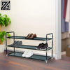 3 Tier Fabric SHOE Stand Storage Organiser RACK Lightweight Compact Space Save