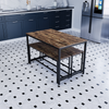 Dining Table and Chairs Bench Seat Set 4 Seater Vintage Home Kitchen Dining Room