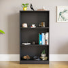 Cambridge 3 Tier Medium Bookcase Display Shelving Storage Stand Wooden Unit