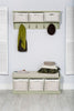 Wooden Coat Rack Wall Mount Storage Hanging Shelf TETBURY Hallway Furniture
