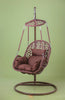 Outdoor Egg Chair Swing SET- Rattan Cocoon Swing Garden Seat COMPLETE