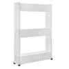 SLIM SLIDE OUT KITCHEN TROLLEY BATHROOM RACK HOLDER STORAGE SHELF ON WHEELS