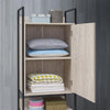 Zahra Bedroom Furniture Open Wardrobe Drawers Cabinet Modern Storage Ash Oak