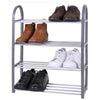 4 Tier Shoe Stand Storage Organiser Rack Lightweight Compact Space Save Shelf