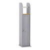 Grey/Bamboo Wooden Bathroom Cabinet Shelf Cupboard Storage Unit Free Standing