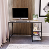Industrial Computer Desk PC Laptop Table 2 Shelf Home Office Study Workstation