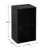 Oxford 2 3 4 5 Tier Bookcase Cube Storage Shelf Display Wood Furniture Unit