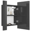 Modern LED Illuminated Bathroom Mirror Cabinet Wall Mounted with Sheft Storage