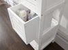 BERGEN RANGE SHOE CABINET DRAWER CUPBOARD BATHROOM SHELVING STORAGE UNIT WHITE